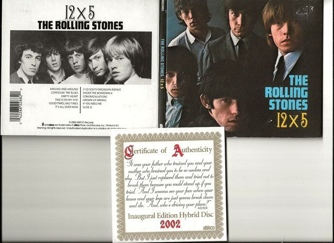 12 x 5 — The Rolling Stones · SACD-CD Digipack Hybride remastérisé · ABKCO Remastered Series, 2002