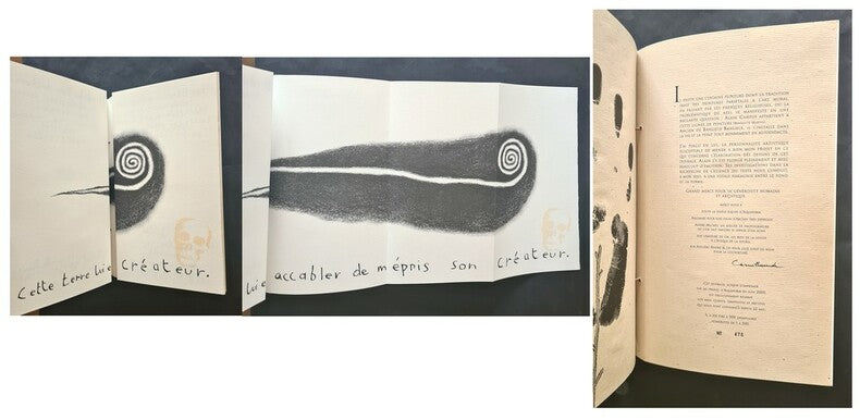 Au Bord du Monde — Paroles du Chef Seattle · Sérigraphies de Paul Combes · N° 476/500 sur Vélin d'Arches · Hors commerce · Aquaform, 2000