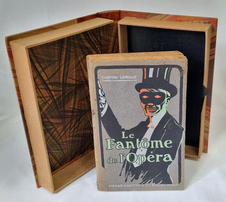 Le Fantôme de l'Opéra — Gaston Leroux · Sous boîtier clamshell · Pierre Lafitte, 1910