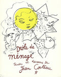 Drôle de Ménage — Jean Cocteau · N° 43/100 sur Vélin d'Arches · Complet de la feuille d'annonce CD Jean Marais · Passage du Marais, 1993