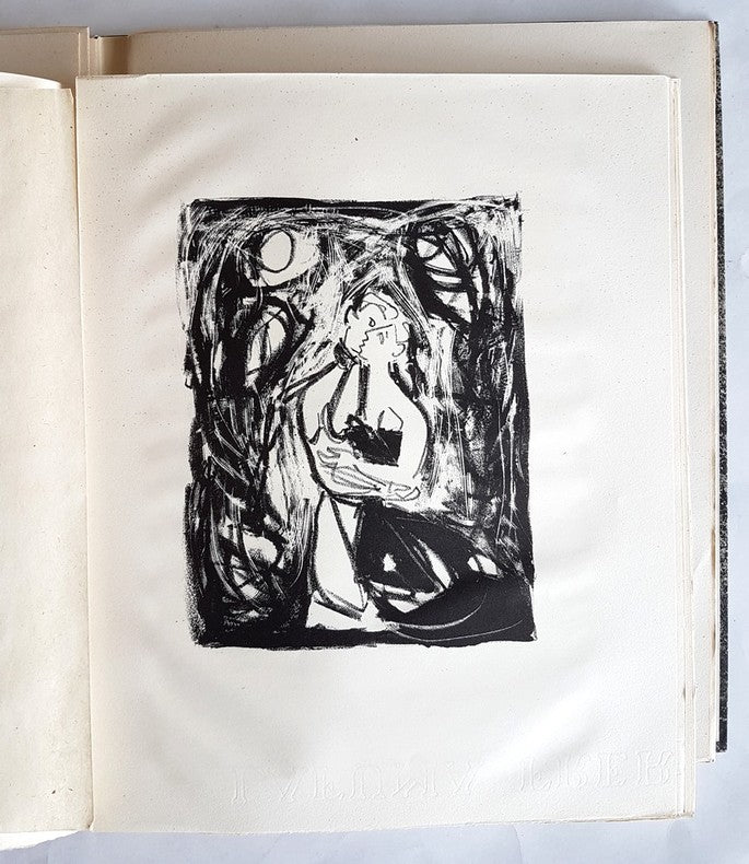 Les Trois Solitaires — Robert Desnos · 5 lithographies d'Yvette Alde · N° 290/300 sur Lafuma · Œuvres posthumes inédites · Les 13 Épis, 1947