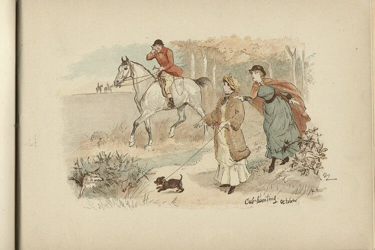 A Sketch-Book of R.Caldecott's — Carnet de croquis en fac-similé · Edmund Evans · George Routledge & Sons, Londres, c.1880