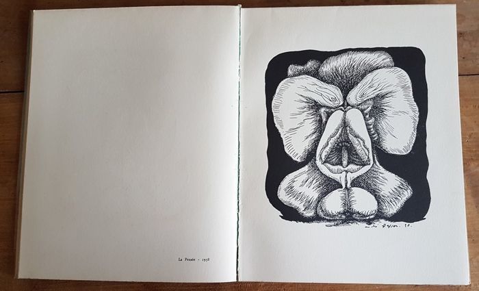 André Masson — Édition originale paraphée · Textes inédits de Breton, Bataille, Éluard, Desnos & al. · 1940 · N° 198/297