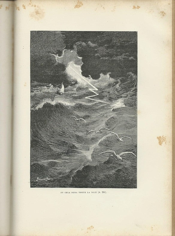 La Guerre sous l'Eau — Georges Le Faure · Couverture polychrome de José Roy · 120 illustrations de Fernand Fau · Éditions Dentu, 1892