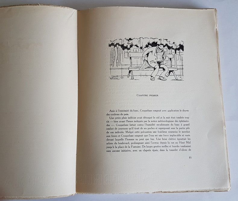 Croquelune — Frédéric Dard · Illustré par Joseph Hémard · N° 228/499 sur pur fil · Édition originale · Éditions de Savoie, 1945