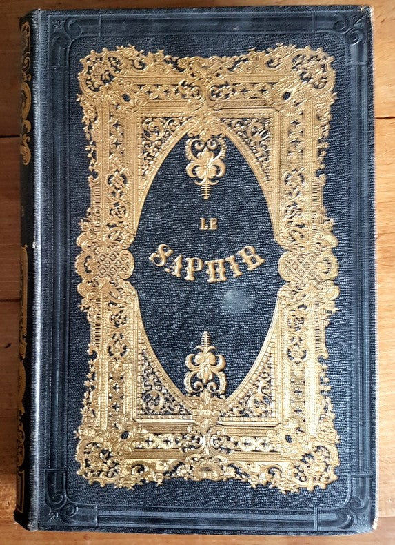 Le Saphir — Livre des Salons · 12 Gravures Anglaises · Sous la direction du Bibliophile Jacob · Cartonnage romantique · Magnin, Blanchard & Cie, 1837