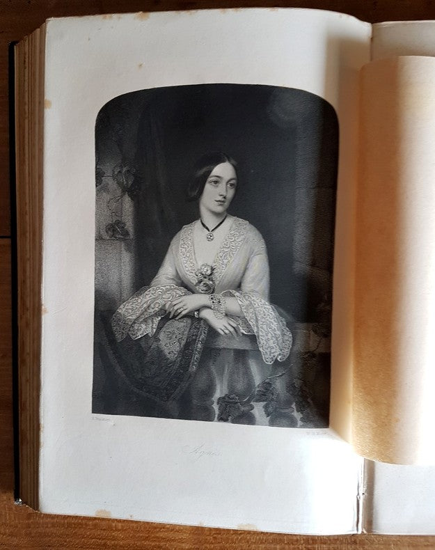 Le Saphir — Livre des Salons · 12 Gravures Anglaises · Sous la direction du Bibliophile Jacob · Cartonnage romantique · Magnin, Blanchard & Cie, 1837