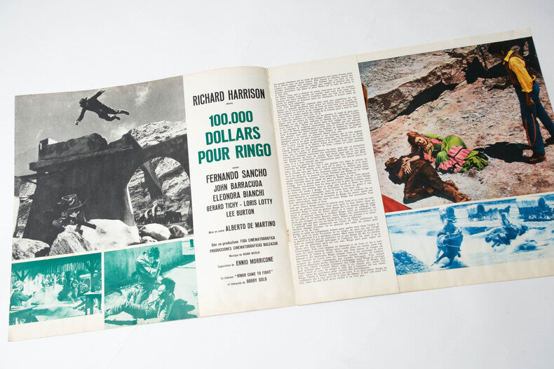 Cent Mille Dollars pour Ringo — Dossier de presse original · Alberto De Martino · Morricone · 1966