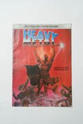 Heavy Metal - Official Poster Magazine — Dossier de presse original · Affiche dépliante Chris Achilleos · Corben, Wrightson, O'Bannon & al. · Phoenix Publications, 1981