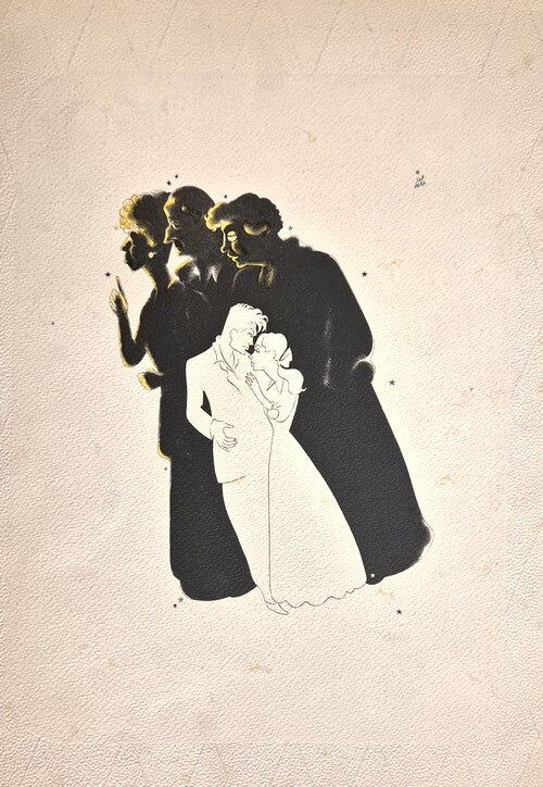 Les Parents Terribles — Dossier de presse original · Jean Cocteau · Jean Marais · Dessin lithographique de Jan Mara · Les Films Ariane, 1948