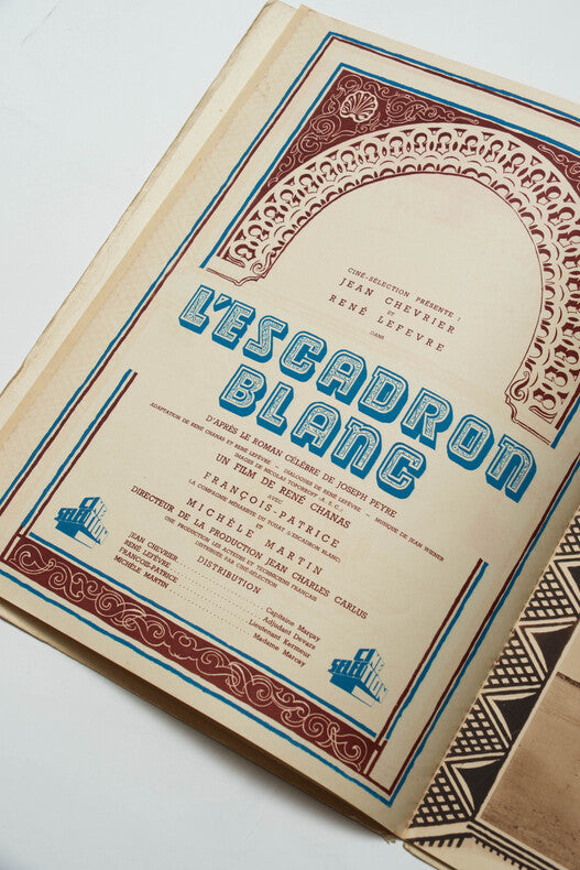 L'Escadron Blanc — Dossier de presse original · René Chanas · D'après Joseph Peyré · Ciné-Selection, 1949