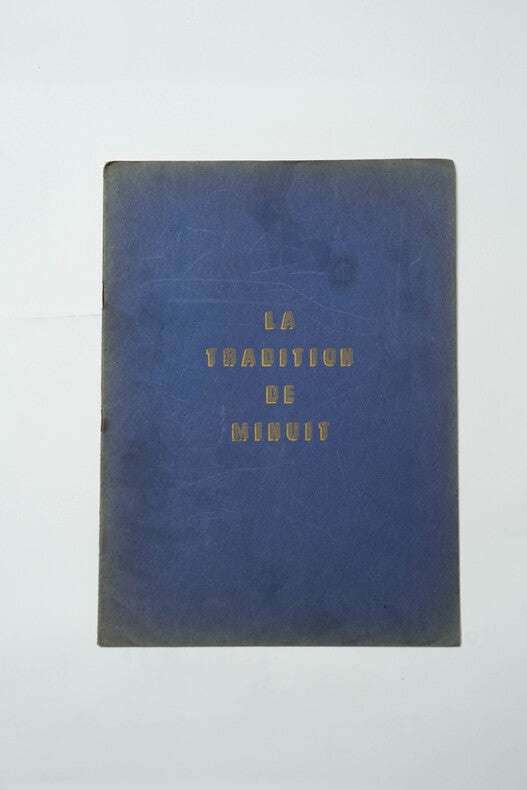La Tradition de Minuit — Dossier de presse original · Roger Richebé · Pierre Mac Orlan · Viviane Romance · 1939