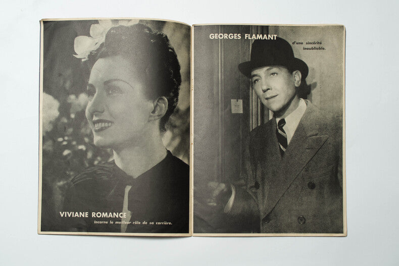 La Tradition de Minuit — Dossier de presse original · Roger Richebé · Pierre Mac Orlan · Viviane Romance · 1939