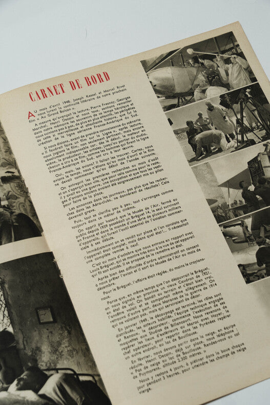 La Tradition de Minuit — Dossier de presse original · Roger Richebé · Pierre Mac Orlan · Viviane Romance · 1939
