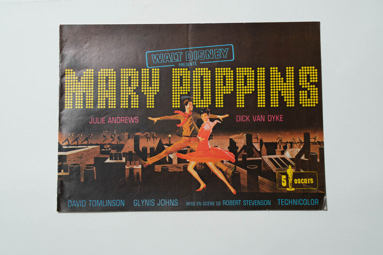 Mary Poppins — Dossier de presse original · Robert Stevenson · Julie Andrews · Dick Van Dyke · 1964