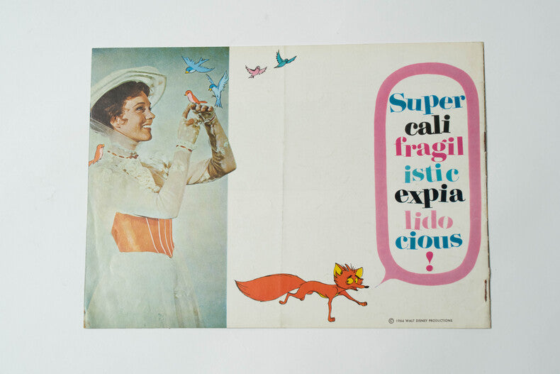 Mary Poppins — Dossier de presse original · Robert Stevenson · Julie Andrews · Dick Van Dyke · 1964