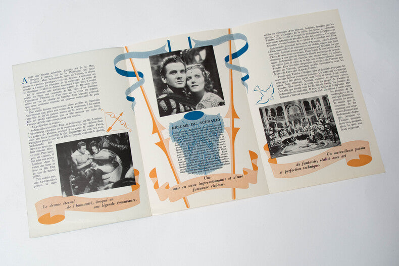 La Couronne de Fer — Dossier de presse original · Alessandro Blasetti · Grand Prix de la Biennale de Venise · 1941