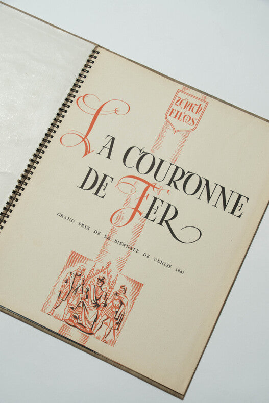 La Couronne de Fer — Dossier de presse original · Alessandro Blasetti · Grand Prix de la Biennale de Venise · 1941