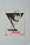 Masculin Féminin — Dossier de presse original · Jean-Luc Godard · Chantal Goya · Jean-Pierre Léaud · 1966