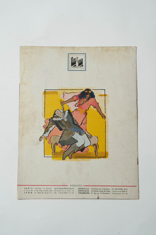 Rocambole — Dossier de presse original illustré · Jacques de Baroncelli · René Péron · Pierre Brasseur · 1948