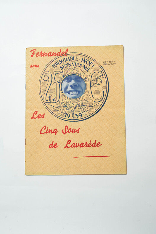  Les Cinq Sous de Lavarède — Dossier de presse original · Maurice Cammage · Fernandel · 1939