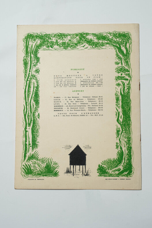 L'Homme qui Revient de Loin — Dossier de presse original · Jean Castanier · D'après Gaston Leroux · Les Productions Cinématographiques, 1950