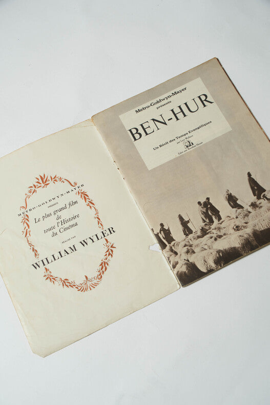 Ben-Hur — Dossier de presse original · William Wyler · Charlton Heston · MGM / Random House, 1959