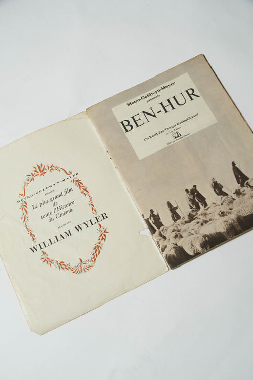 Ben-Hur — Dossier de presse original · William Wyler · Charlton Heston · MGM / Random House, 1959