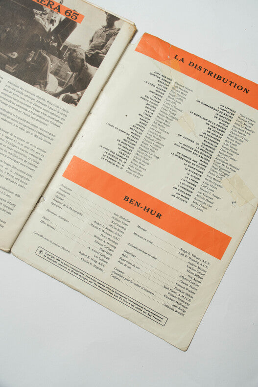 Ben-Hur — Dossier de presse original · William Wyler · Charlton Heston · MGM / Random House, 1959