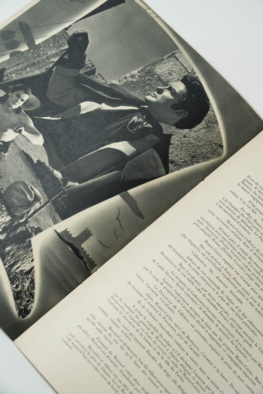 Le Comte de Monte-Cristo — Dossier de presse original · Robert Vernay · Jean Marais · Couverture Guy-Gérard Noël · Les Films Sirius, 1954