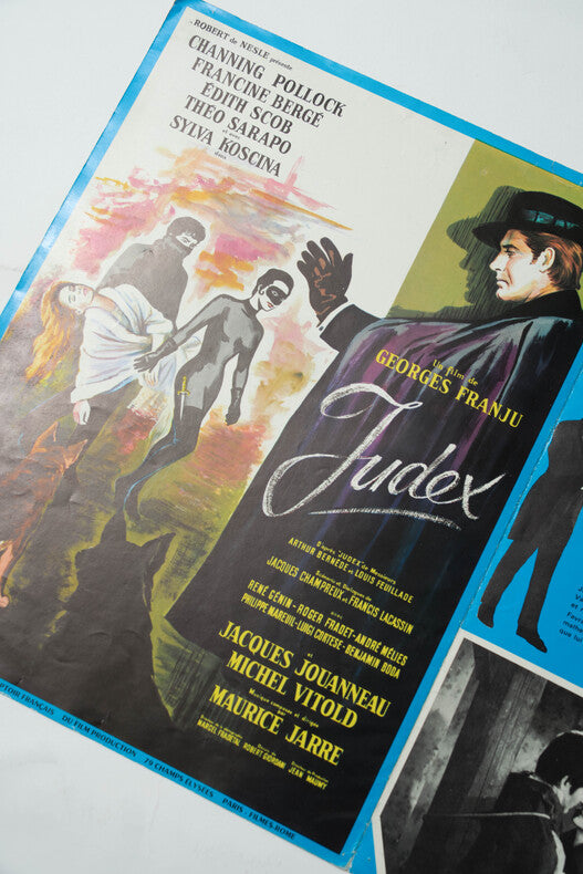 Judex — Dossier de presse original · Georges Franju · D'après Feuillade & Bernède · Coupe Jean George Auriol 1963 · Comptoir Français du Film, 1963