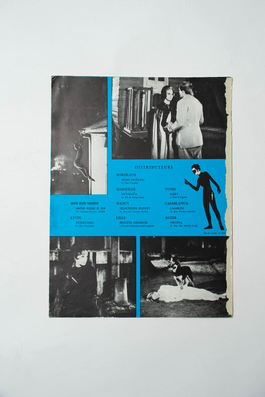 Judex — Dossier de presse original · Georges Franju · D'après Feuillade & Bernède · Coupe Jean George Auriol 1963 · Comptoir Français du Film, 1963