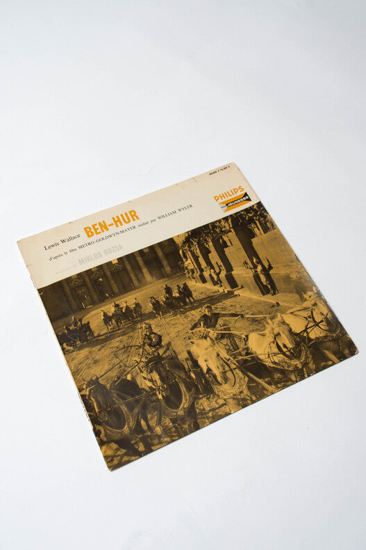 Ben-Hur — Disque 33 tours · Adaptation audio · Jean Servais · Jean Rochefort · Miklos Rozsa · 1961