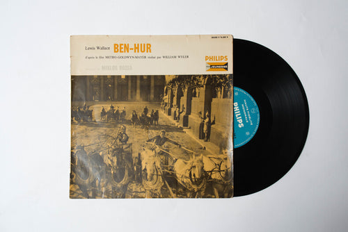 Ben-Hur — Disque 33 tours · Adaptation audio · Jean Servais · Jean Rochefort · Miklos Rozsa · 1961