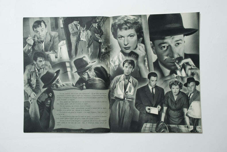 Je suis un Mouchard — Dossier de presse original · René Chanas · Couverture Michel Gourdon · Paul Meurisse · Productions Sirius, 1953