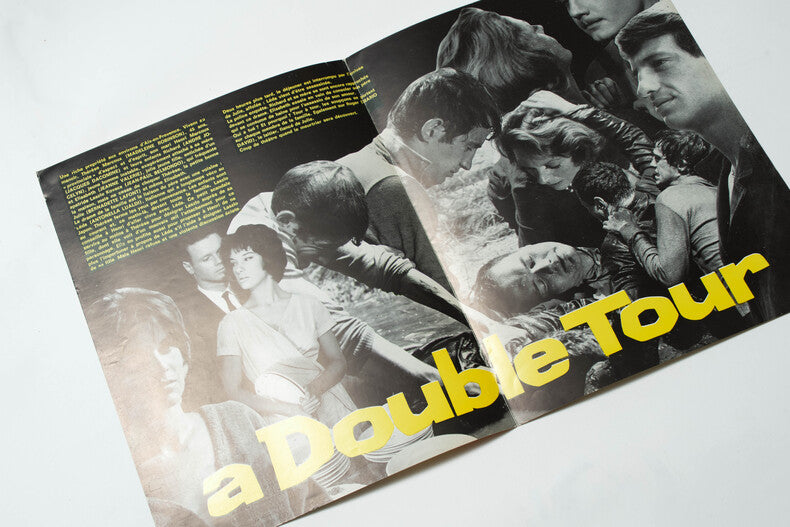 À Double Tour — Dossier de presse original · Claude Chabrol · Jean-Paul Belmondo · Bernadette Lafont · Robert Hakim, 1959