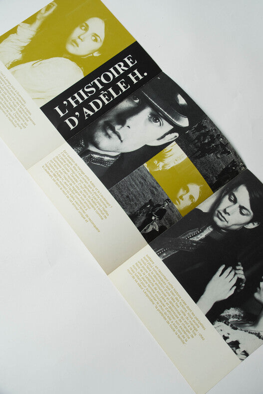 L'Histoire d'Adèle H. — Dossier de presse original · François Truffaut · Isabelle Adjani · 1975