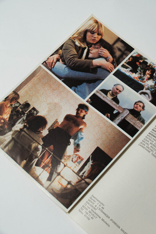 F comme Fairbanks — Dossier de presse original · Maurice Dugowson · Patrick Dewaere · Miou-Miou · Couverture Folon · 1976