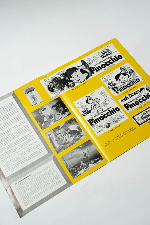 Pinocchio — Dossier de presse original · Hamilton Luske · Ben Sharpsteen · Walt Disney · Ressortie Noël 1963
