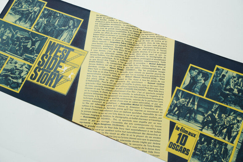 West Side Story — Dossier de presse original · Jerome Robbins · Robert Wise · Natalie Wood · George Chakiris · 1961