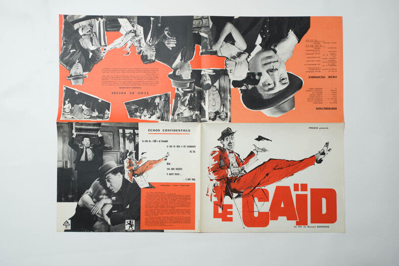 Le Caïd — Dossier de presse original · Bernard Borderie · Fernandel · Barbara Laage · Claude Pieplu · 1960