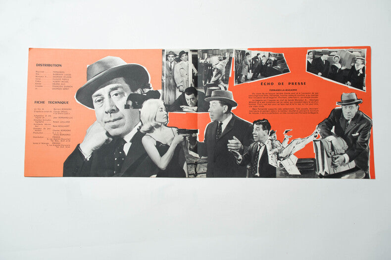 Le Caïd — Dossier de presse original · Bernard Borderie · Fernandel · Barbara Laage · Claude Pieplu · 1960