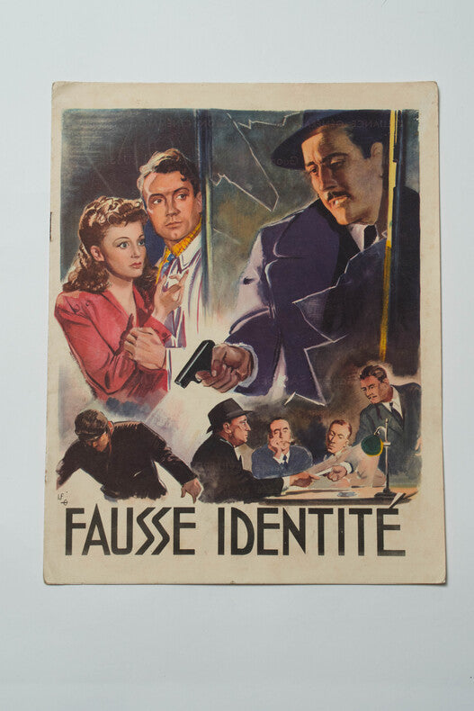 Fausse Identité — Dossier de presse original · André Chotin · Raymond Bussières · Franck Villard · 1947