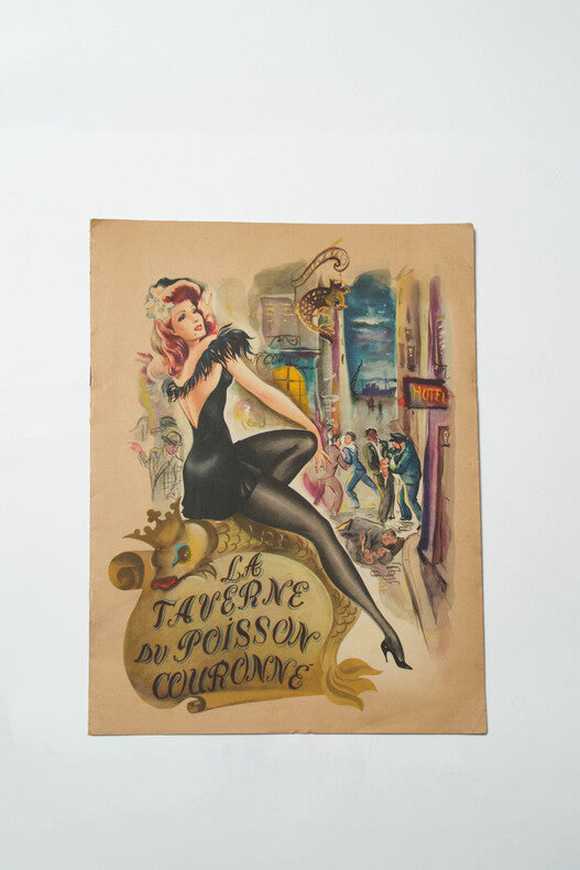 La Taverne du Poisson Couronné — Dossier de presse original · René Chanas · Michel Simon · Jules Berry · 1947