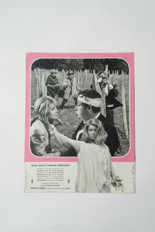 La Vie de Château — Dossier de presse original · Jean-Paul Rappeneau · Catherine Deneuve · Philippe Noiret · Pierre Brasseur · 1966