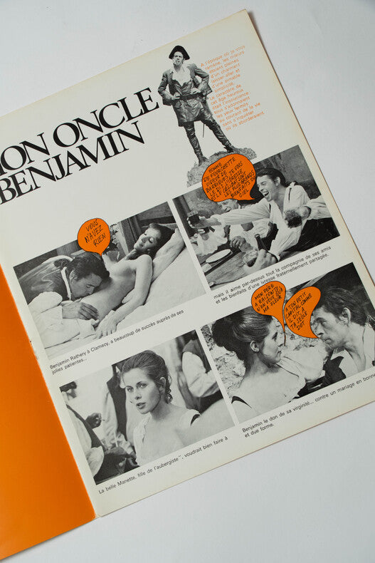 Mon Oncle Benjamin — Dossier de presse original en roman-photo · Edouard Molinaro · Jacques Brel · Bernard Blier · 1969