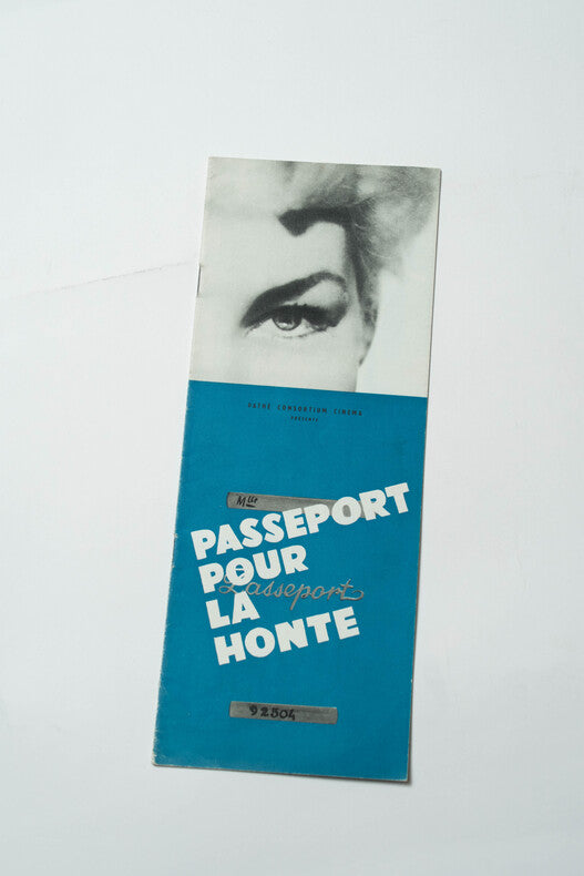 Passeport pour la Honte — Dossier de presse original · Alvin Rakoff · Diana Dors · Eddie Constantine · Michael Caine · 1958