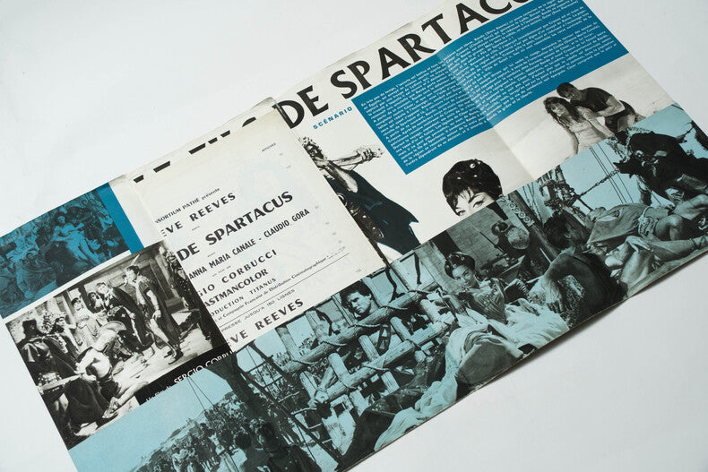 Le Fils de Spartacus — Dossier de presse original · Sergio Corbucci · Steve Reeves · Gianna Maria Canale · 1962