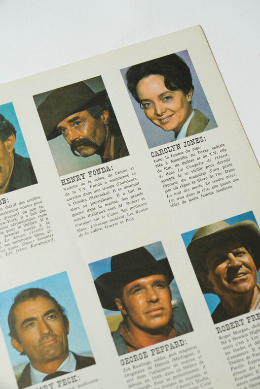 La Conquête de l'Ouest — Dossier de presse original · Hathaway, Ford & Marshall · John Wayne · James Stewart · Gregory Peck & al. · MGM, 1962