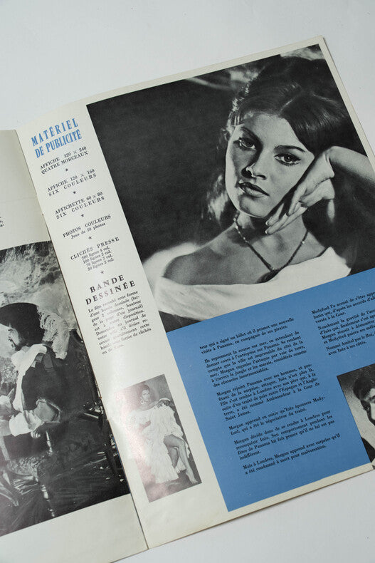 Capitaine Morgan — Dossier de presse original · André de Toth & Primo Zeglio · Steve Reeves · Couverture Gilbert Allard · Lux Productions, 1960